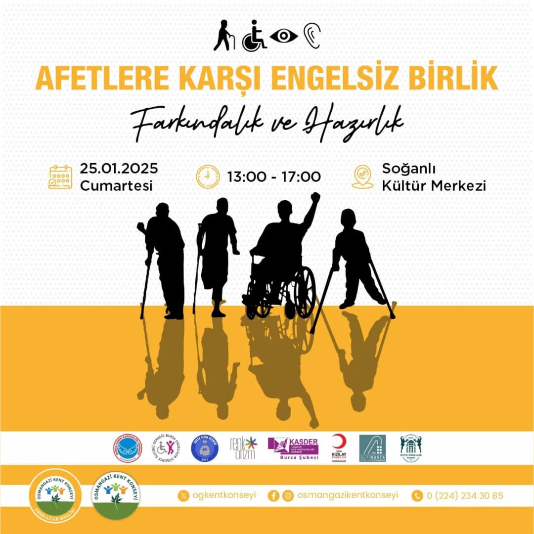 Afetlere karşı engelsiz birlik için bir adım atıyoruz!