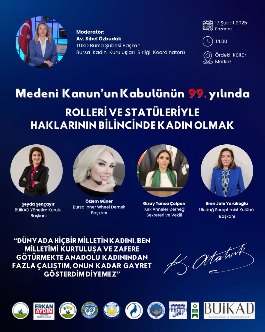 Medeni Kanun’un 99. Yılında Özel Etkinlik